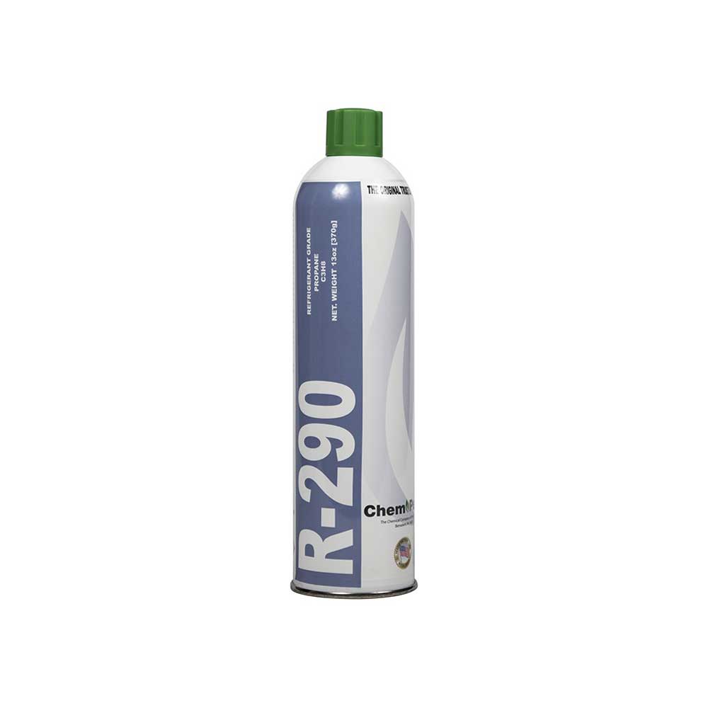 R-290-Can_07d48ed3-9096-4863-8f4e-5990680a107c R-290 Propane Refrigerant β 13.1 oz Premium Grade Can - Image 1